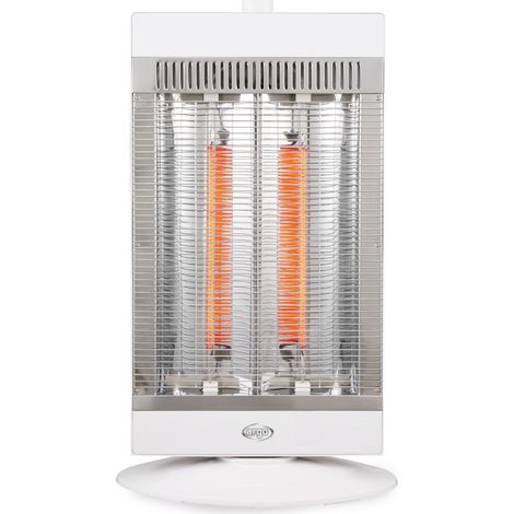 Argoclima Stufetta al Carbonio Alan Interno Elettrico al Quarzo Bianco 1000 W (1/5)