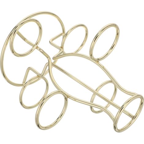 Support décoratif en fer pour sphères, avec base stable et design (1/5)