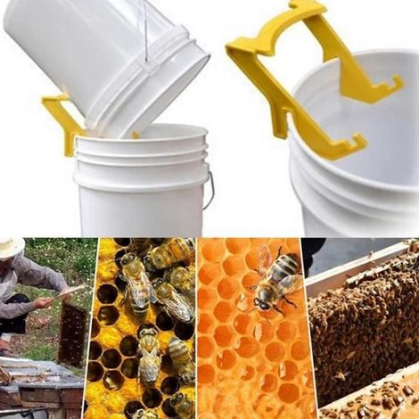 Support Pour Seau A Miel - En Plastique ABS - Pour Fût De 1 Gallon - Usage Apicole - 1 Pièce (1/5)