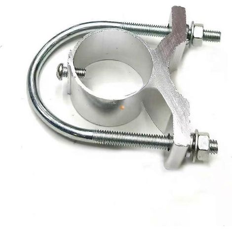 Collier de fixation en U pour antenne en fibre de verre, diamètre intérieur 30 mm, vis incluses (1/5)