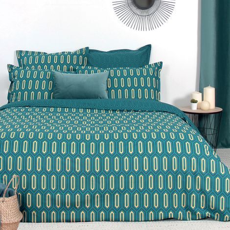 Parure de lit PAST coton percale 240x220 cm (1/5)