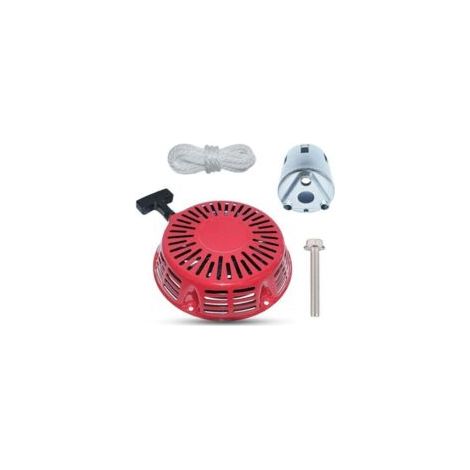 Lanceur pour Moteur Honda GX340, GX390 11CV 13CV 18CV 20CV Moteur, Démarrage à Rappel + Corde + Tasse de Démarrage Pièces de Rechange Recoil Starter Tirez le Démarreur