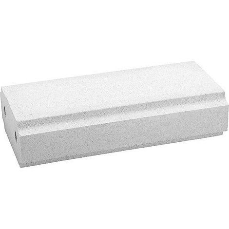 Remate Cazorla 25 cm - Pasamanos con doble orificio de anclaje por extremo - 50 × 25 × 12 cm - Unidad - Blanco