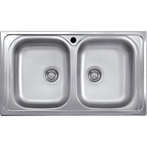 Lavello 86x50 2 vasche SA322 (1/3)