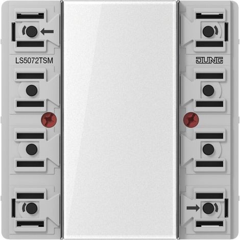 Jung KNX Tastsensor-Modul Standard, 2fach, F50, Serie LS LS 5072 TSM (1/3)