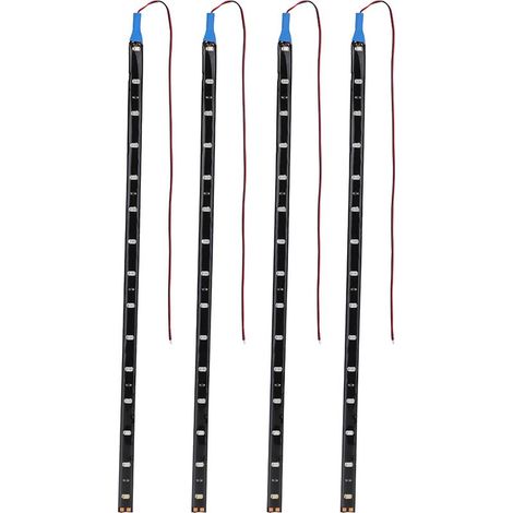 Luci di striscia flessibile 30 cm 15 LED impermeabile per auto, camion, moto (1/5)