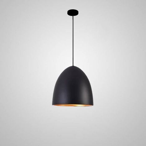 suspensions vintage , luminaires style industriel , plafonnier vintage , éclairage intérieur , lampe cuisine salon salle à manger chambre , noir , 230V,Ø 300mm (1/5)