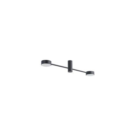 Plafoniera soffitto Nowodvorski Orbit nera metallo 68cm