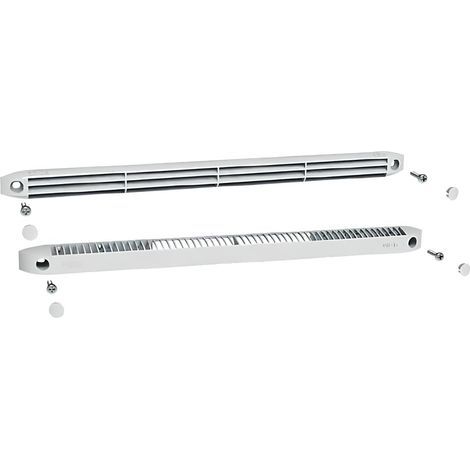 Selbstregulierendes Fensterlüftungsset, 15–30 m³/h Luftdurchsatz, weißes Lüftungsgitter für den Innen- und Außenbereich, geeignet für PVC und Aluminium (1/5)