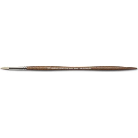 Pinceau peinture à l'huile rond Winsor et Newton n°4 (1/2)