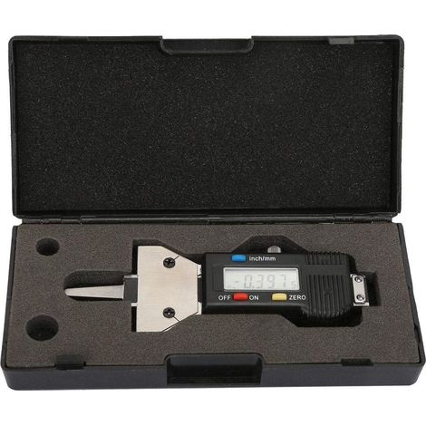 Digitales LCD-Reifentiefenmessgerät – 0–25 mm – 0,01 mm – Stabilitätserkennung – Taidda
