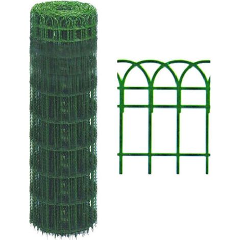 Trex 05890 Rete Ornamentale Intrecciata Zincata Plastificata h 90 cm 10 m Maglie 150x90 mm
