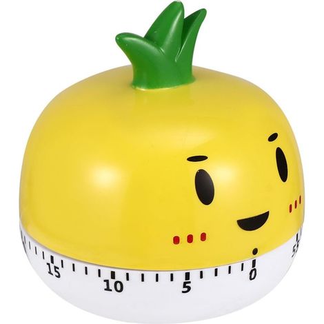 jojofuny Minuteur Cuisine Mécanique et Design Aimanté en Plastique (1/5)