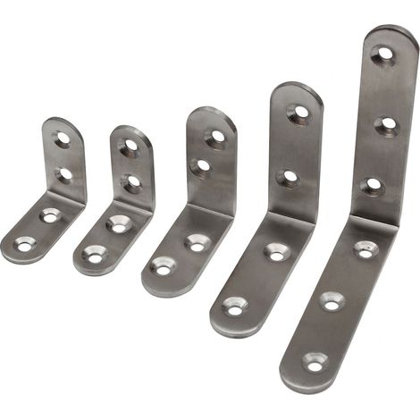 Edelstahl Winkelverbinder 4-04 50 x 50 x 19 mm 2,8 mm 1 Stück (1/4)