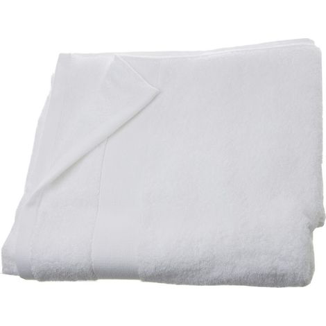 Frotteehandtuch 450g Weiße Farbe 100x150cm