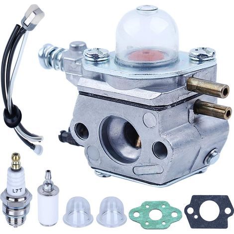 Adefol Carburateur SRM-2100 Filtre à air pour Echo SRM-2110 SRM-2400 SRM-2410 PE-2400 PE-2000 GT-2000 GT-2400 PP-1400 PP-800 PPF-2100 PPT-2100 HCA-2400 Pièces de rechange Taille-haie Zama Kit de régla (1/5)