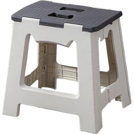 Kleiner, klappbarer Tritthocker für den Außenbereich, stabile, tragbare Leiter mit Griff, für Badezimmer/Wohnzimmer/Büro