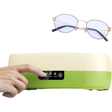 Nettoyeur à ultrasons pour lunettes 3 modes réglables portable pour Nettoyeur À Ultrasons Pour Gouttières Et Argent Laveur Lunettes Colliers Maison (1/5)
