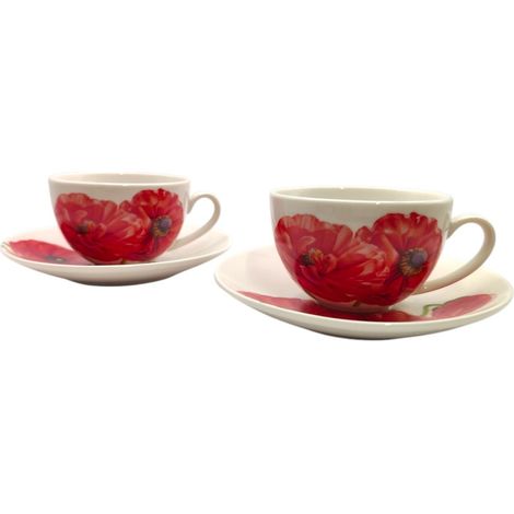 Maxwell e Williams Floriade Ranunculus set 2 tazze caffè 100 ml