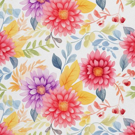 Tela decorativa para exteriores Oxford - Flores - DX2825 (1/5)