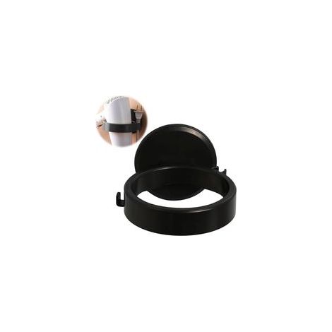 Support Seche Cheveux,Porte Seche Cheveux sans Percage,Porte Seche Cheveux Mural,Porte Seche Cheveux,Support de Sèche-Cheveux Autocollant sans Percer,pour Salle de Bain Et Toilettes(Noir)