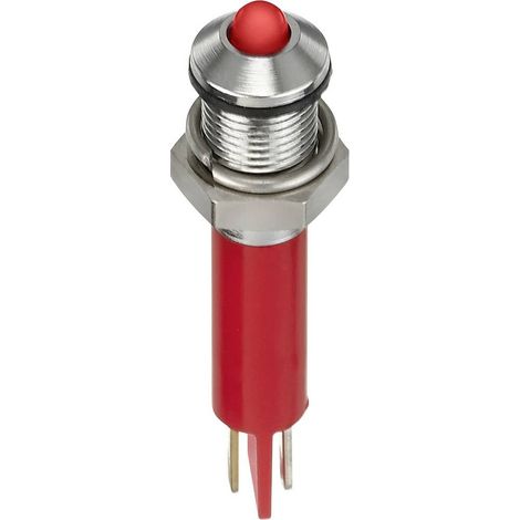 APEM Q6P1CXXR24E Voyant de signalisation LED rouge Proéminente 40 mcd Y111413