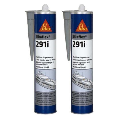 2er-Set SIKA Sikaflex 291i Seeversiegelungen - Grau - 300ml