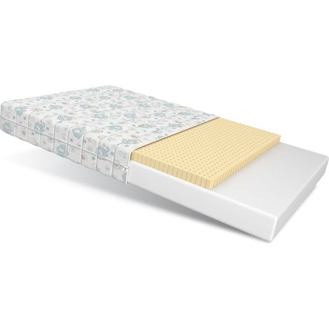 Matratze DREAM 90x190 cm Kaltschaum H2 H3 LATEX 11 cm Dumbo Bezug
