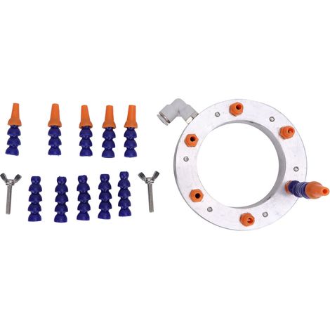 Anneau de découpe au jet d'eau pour machine de gravure CNC, tuyau d'eau de 100 mm de diamètre, tuyau d'eau de 10 mm de diamètre extérieur (1/5)