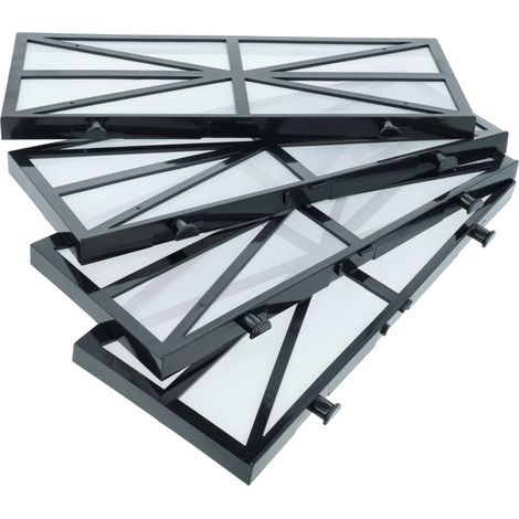 vhbw 4x Filtres compatible avec Maytronics Dolphin Cosmos 20, Cosmos 30 aspirateur, nettoyeur piscine - Coussinets, 27,7 x 12,3 x 6,1 cm