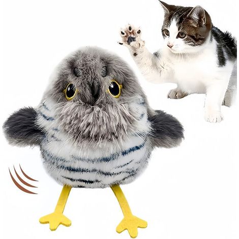 Wiederaufladbares fliegendes Vogelspielzeug für Katzen