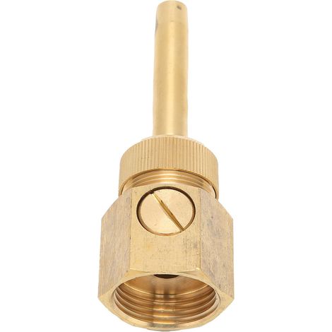 Boquilla de latón para fuente con rosca interna, cabezal de pulverización ajustable con válvula para conexión a estanque DN25 de 32 mm. (1/5)