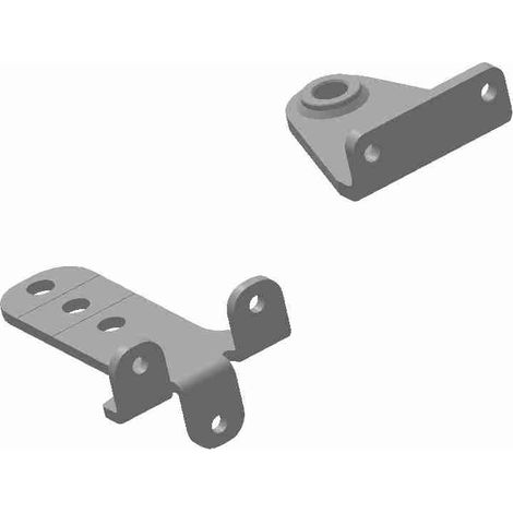 6PWR25SF Kit Staffe Di Fissaggio Per Pwr 25h Ditec 6pwr25sf Entrematic Ricambio Originale