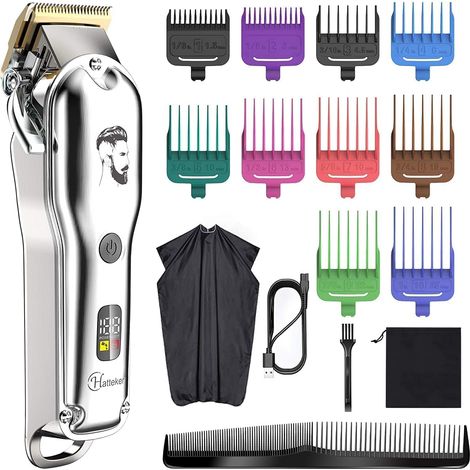 Tondeuse à Cheveux Professionnelle Hommes Tondeuse à Barbe De Précision Tondeuse à Cheveux Longs Hommes Étanche IPX7 (1/5)