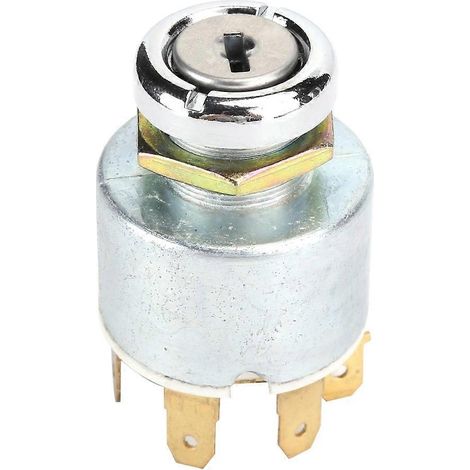 Interrupteur d'allumage 12 V avec 2 clés, accessoire universel pour bateau, voiture, tondeuse à gazon
