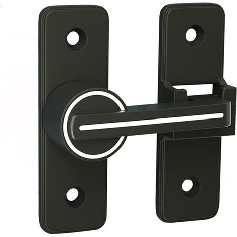 Verrous de porte, serrures intérieures coulissantes éclairées pour portes inclinées et verrous antivol pour portes et fenêtres. (1/5)