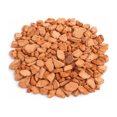 Lot de 10 sacs de +/- 25 kg - Gravier orange décoratif Taronja concassé 14/20 (1/4)