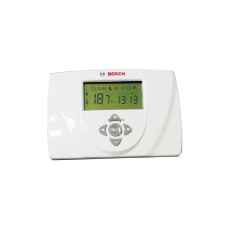 Bosch 7716780266 Termostato da parete a 2 fili - alimentazione a batterie - programmazione settimanale TRL 7.26