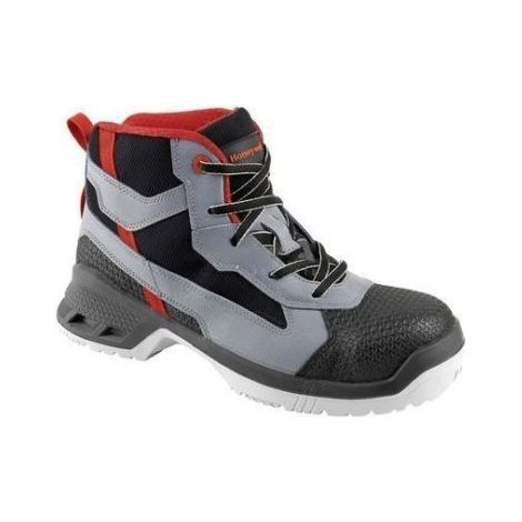 Chaussures de sécurité montantes Jump, S3 A SRC, T42 Unisexe, Noir, Gris, antistatiques ( Prix pour 1 paire )
