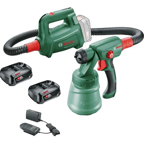 Bosch EasySpray 18v 18V-100 Cordless Paint Spray Gun + X2 1.5AH Battery kit (1/5)