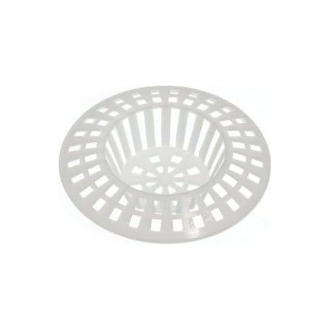 One Stop DIY Lot de 2 filtres anti-encrassement pour lavabo de salle de bain Blanc 60 mm