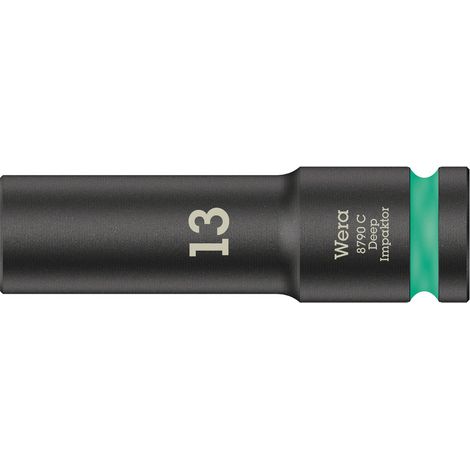 Wera 8790 C Impaktor Deep 05004830001 Innen-Sechskant Steckschlüsseleinsatz 13 mm 1/2" (12.5 mm (1/5)