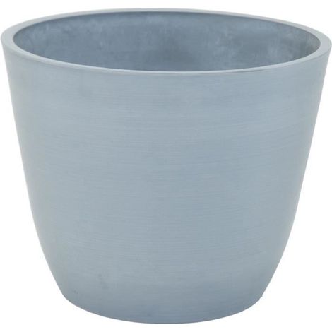 Flower pot - MEGA COLLECTIONS - Ecostone Egg - Ø 41 cm - H 33 cm - Gray
