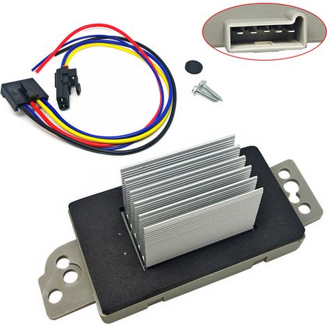 Resistenza motore ventola 1581773 2003 2004 2005 2006 2007 per Chevy Chevrolet Tahoe Silverado Trailblazer Avalanche, per GMC Sierra Yukon, resistenza ventola 973-508 89018653 per climatizzatore autom