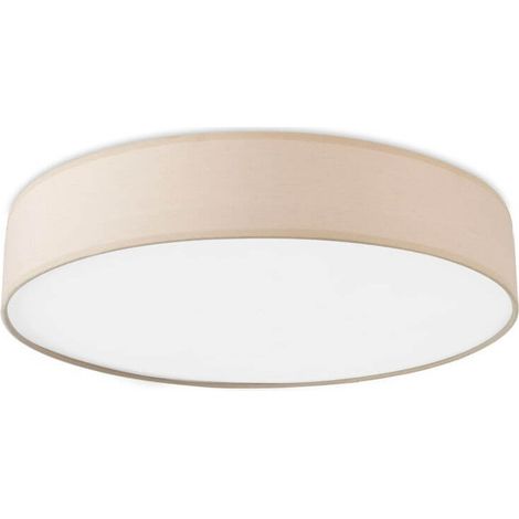 Leds-C4 Bol - Petit Plafonnier LED Tissu Beige (1/4)