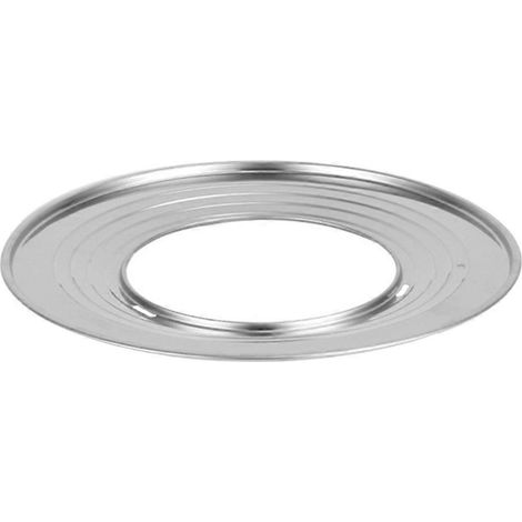 support à vapeur en acier inoxydable, plateau pour casserole à vapeur, support rond (argenté)-28.50X28.50X0.80CM-Silver (1/4)