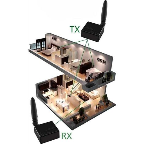 Amplificateur de Signal Infrarouge Sans Fil Émetteur Récepteur USB Alimentation EU Plug