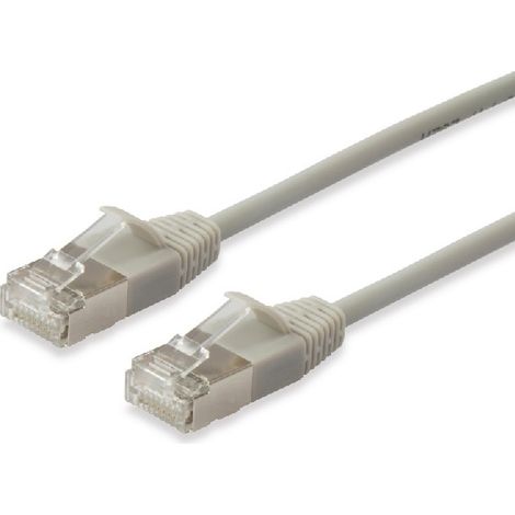 LATIGUILLO SLIM APANTALLADO S/FTP CATEGORIA 6A LIBRE DE HALOGENOS 10G 7,5M EQUIP 606118