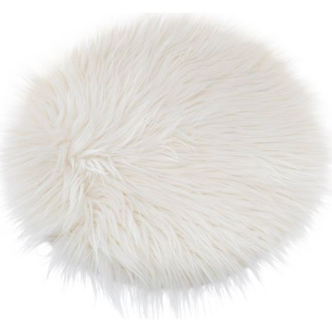 Atmosphera – Galette de chaise 32 cm en coton acrylique ivoire – Confort moderne pour chaises – Facile à nettoyer et installer (1/4)