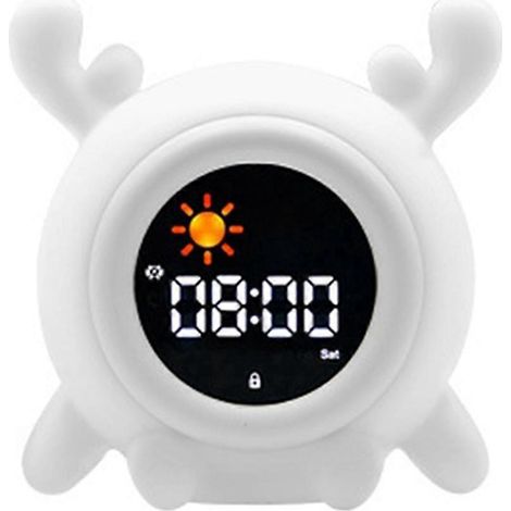 Kinderschlafwecker mit Nachtlicht, Timer und Speicherfunktion (1/5)